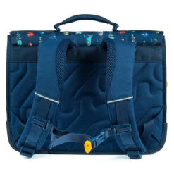 Stones And Bones Boekentas Lily Space Invaders Indigo -Babyproducten Winkel stones and bones stones and bones boekentas lily s 2