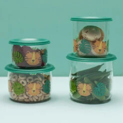 Snackdoosjes Tiger Large Sugar Booger Set Van 2 -Babyproducten Winkel sugar booger snackdoosjes tiger large sugar booger 2