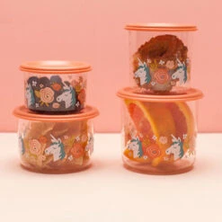 Snackdoosjes Unicorn Small Sugar Booger Set Van 2 -Babyproducten Winkel sugar booger snackdoosjes unicorn small sugar boog 2