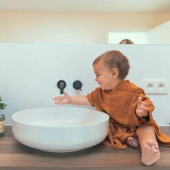 Poncho Inca Rust - Timboo -Babyproducten Winkel timboo poncho inca rust timboo 5