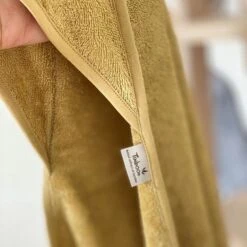 Slab XL Dubbellaags Honey Yellow 26x38cm - Timboo -Babyproducten Winkel timboo slab xl dubbellaags honey yellow 26x38cm ti 5