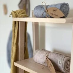 Washandjes Feather Grey Set Van 3 - Timboo -Babyproducten Winkel timboo washandjes feather grey set van 3 timboo 3