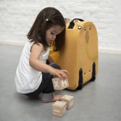Reiskoffer Trolley Mr. Lion Trixie -Babyproducten Winkel trixie baby reiskoffer trolley mr lion trixie 4